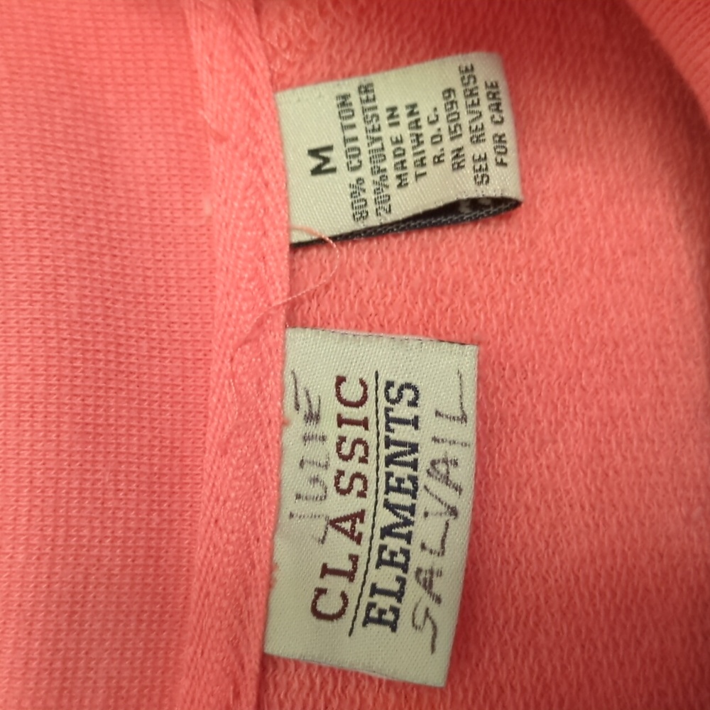 Classic Elements Full Metal Zipper Sweatshirt Size Medium - Picture 2 of 4